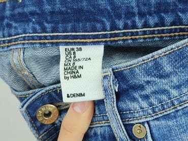 skórzane krótkie spodenki: H&M, Szorty damskie, rozmiar M — 4