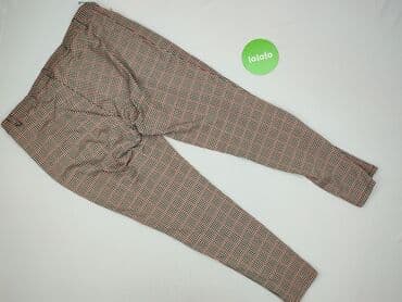 sukienki w pepitkę: Spodnie materiałowe damskie, rozmiar L — 3