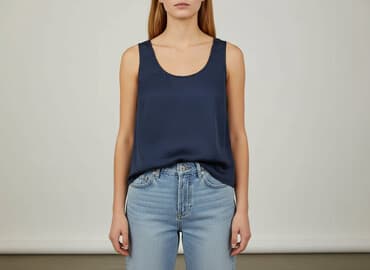 koszulki bez rękawów damskie lauren ralph lauren: Carry, Top damski, rozmiar M — 1