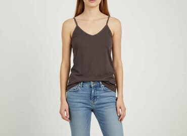 biale buty skarpetkowe: T-shirt damski, rozmiar S — 5