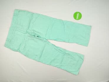 spódnico spodnie lniane: Spodnie materiałowe damskie, rozmiar 2XL — 4