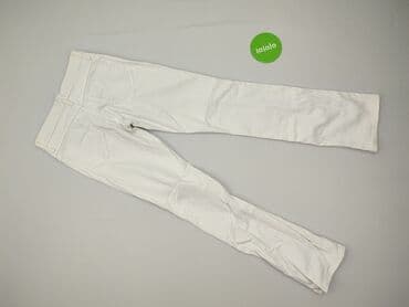 biale szerokie jeansy: Vertus, Jeansy damskie, rozmiar S — 3