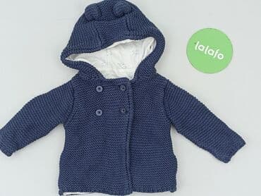 pajacyk z weluru: Kardigan, Marks & Spencer, 1-3 m, stan - Bardzo dobry — 2