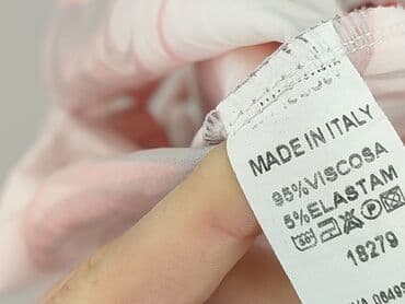 bluzka z baskinką biała: Women's blouse, size S — 5