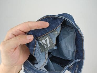 jeansy damskie granatowe: W, Jeansy damskie, rozmiar S — 5