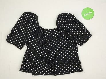 bluzka z kwiatem 3d h: H&M, Bluzka damska, rozmiar XL — 3