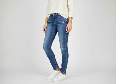 jeansy damskie wyszczuplające: Jeansy damskie, rozmiar S — 7