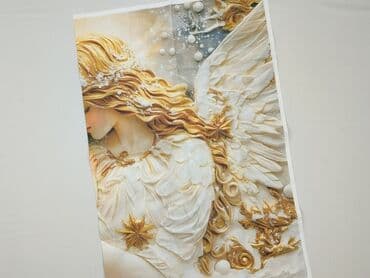 obrus żółty: Tkanina 98 x 72, kolor - Złoty, stan - Idealny — 1