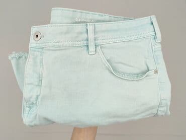 krótkie spodenki z wysokim stanem poszarpane: Clockhouse, Szorty damskie, rozmiar M — 7