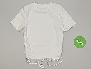 spodnie biale stradivarius: Zara, T-shirt damski, rozmiar M — 3