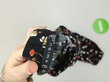 folkowe trampki: Amisu, Spodnie materiałowe damskie, rozmiar M — 4