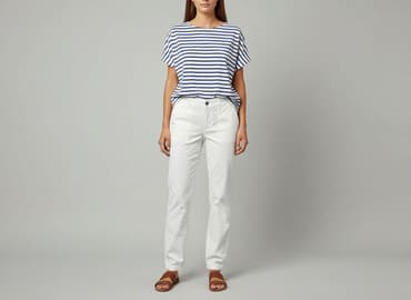 łaty na spodnie do prasowania: Spodnie materiałowe damskie, rozmiar L — 1