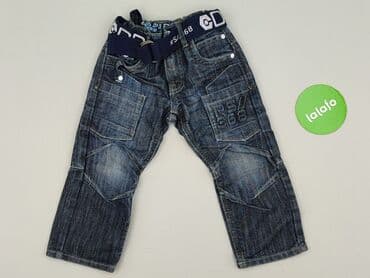 złoty pasek do sukienki: Spodnie jeansowe, 2-3 lat, 92/98, stan - Idealny — 2