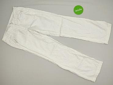 lniany: H&M, Spodnie materiałowe damskie, rozmiar S — 2