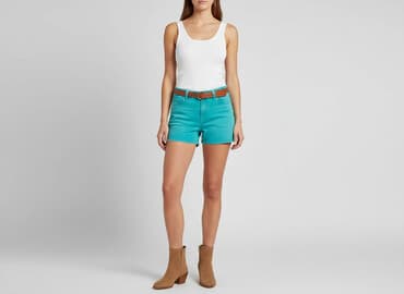 szorty jeansowe damskie zalando: Szorty damskie, rozmiar L — 7