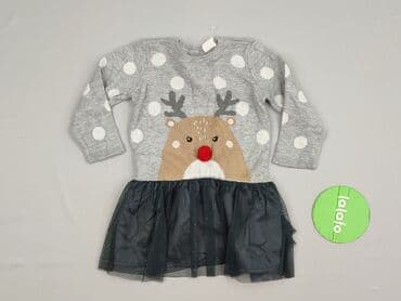top z bufkami: Sukienka, H&M, 6-9 miesięcy, stan - Idealny — 2
