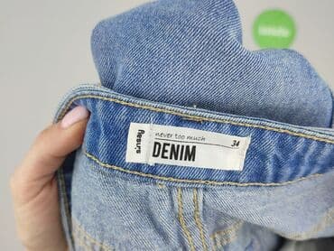 patchworkowe jeansy: Spódnica damska, 2XS — 5