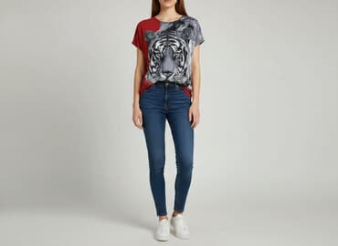 animal t shirty: Women`s T-shirt, size One size — 1