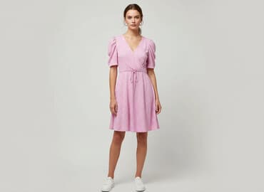 czerwona sukienka w groszki h m: H&M Divided, Sukienka damska, rozmiar XS — 6