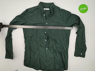 benetton len: Zara, Сорочка для чоловіків, розмір M — 8