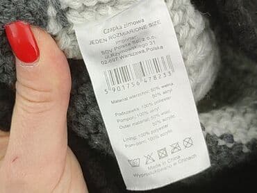 reserved woskowane spodnie: Hat, One size, condition - Very good — 4