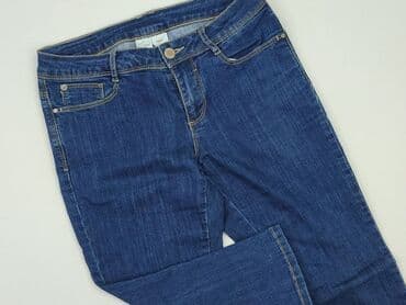 jeansy cropped damskie: Spodnie 3/4 damskie, rozmiar S — 1
