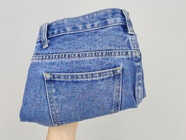 spodenki jeansowe z wysokim stanem pull and bear: PrettyLittleThing, Szorty damskie, rozmiar S — 6