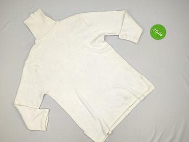 gruby bialy golf: Sweter damski, rozmiar L — 3