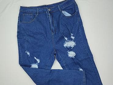 cargo pants jeans: Shein, Jeansy damskie, rozmiar 3XL — 1