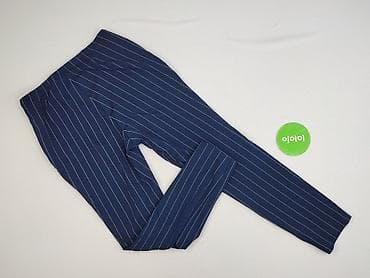 dżinsy do garnituru: Spodnie materiałowe damskie, rozmiar L — 3