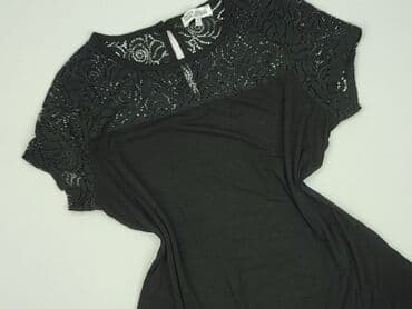 czarne t shirty damskie w serek: The Collection Debenhams, T-shirt damski, rozmiar L — 1