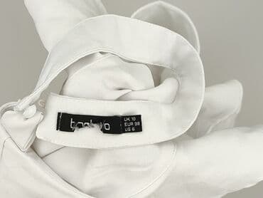 biala bluzka na jedno ramie: Boohoo, Bluzka damska, rozmiar M — 5