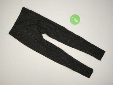 rajstopy czarne ze srebrną nitką: Esmara, Legginsy Sportowe damskie, rozmiar S — 4