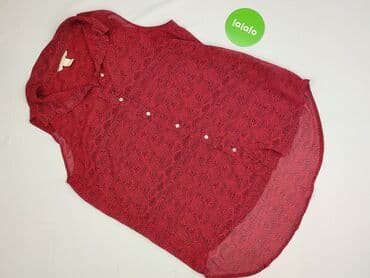 bluzka z przezroczystymi rękawami h m: H&M, Koszula damska, rozmiar M — 3