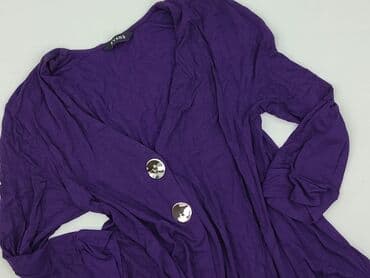 fioletowy sweter reserved: Evans, Kardigan damski, 3XL — 1
