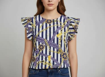 bluzki z frędzlami reserved: Bluzka damska, rozmiar M — 7