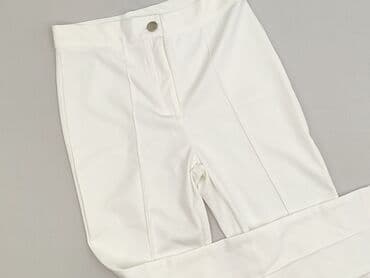 białe spodnie ciążowe: Jeanswear, Spodnie materiałowe damskie, rozmiar M — 1