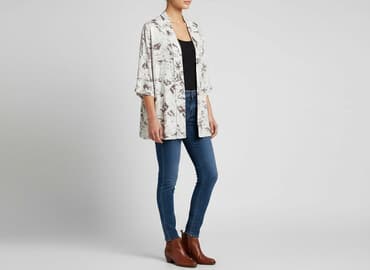 kimono kurtka: Gina Tricot, Narzutka damska, rozmiar S — 6