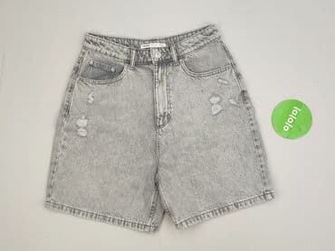 szorty jeansowe damskie szare: Cropp, Szorty damskie, rozmiar M — 2