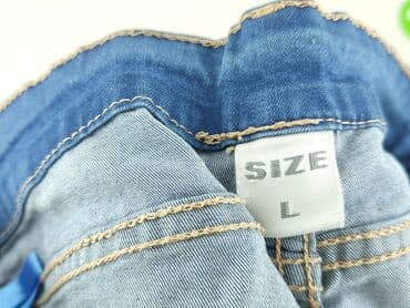 srebrny top sinsay: Jeansy damskie, L — 4