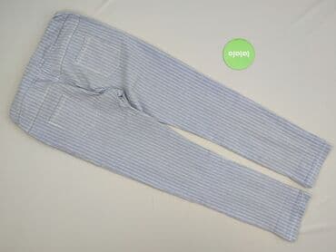 krótkie spodenki z lampasami: Unisono, Spodnie materiałowe damskie, rozmiar L — 3