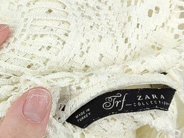 niebieska satynowa sukienka zara: Zara, Жіноча блуза, розмір M — 4