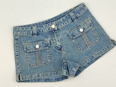 jeansy plus size wysoki stan: Denim, Szorty damskie, rozmiar S — 1