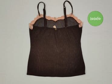 koszulka na ramiaczkach z koronka: Top damski, rozmiar S — 4