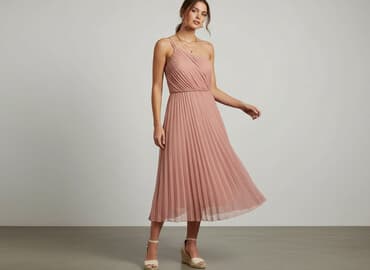 sukienki na wesele z plisowanym dołem: Mango, Sukienka damska, rozmiar M — 1