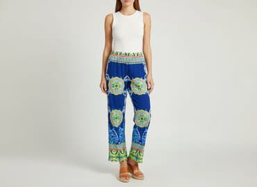 teczowe rajstopy: Spodnie damskie, rozmiar S — 1