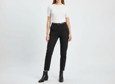 zara woskowane spodnie: Zara, Spodnie materiałowe damskie, rozmiar XS — 1