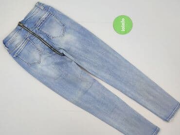 legginsy z wysokim stanem modelujące: Jeansy damskie, S — 3