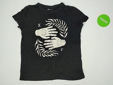 cropp biala bluza: Cropp, T-shirt damski, rozmiar L — 2