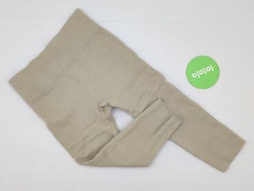 legginsy ocieplane prążkowane: Legginsy Sportowe damskie, rozmiar L — 3